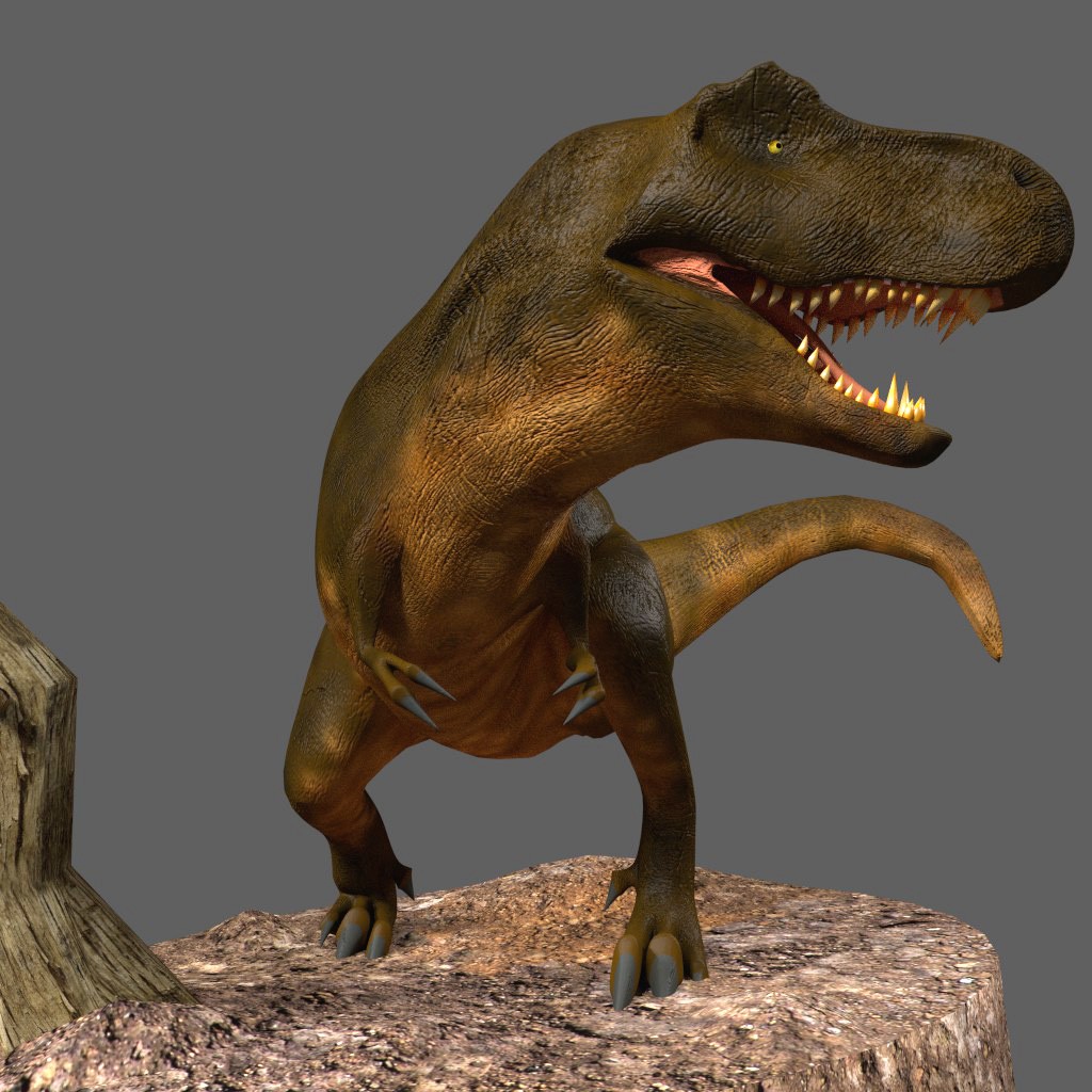T-rex ,(fully rigged) preview image 1